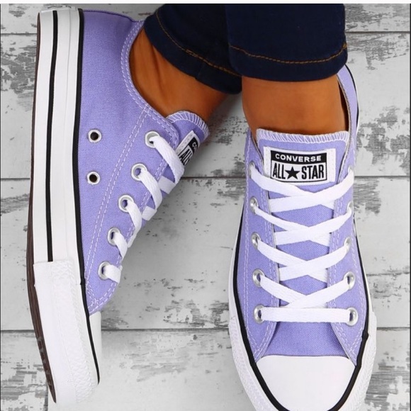 lavender converse shoes
